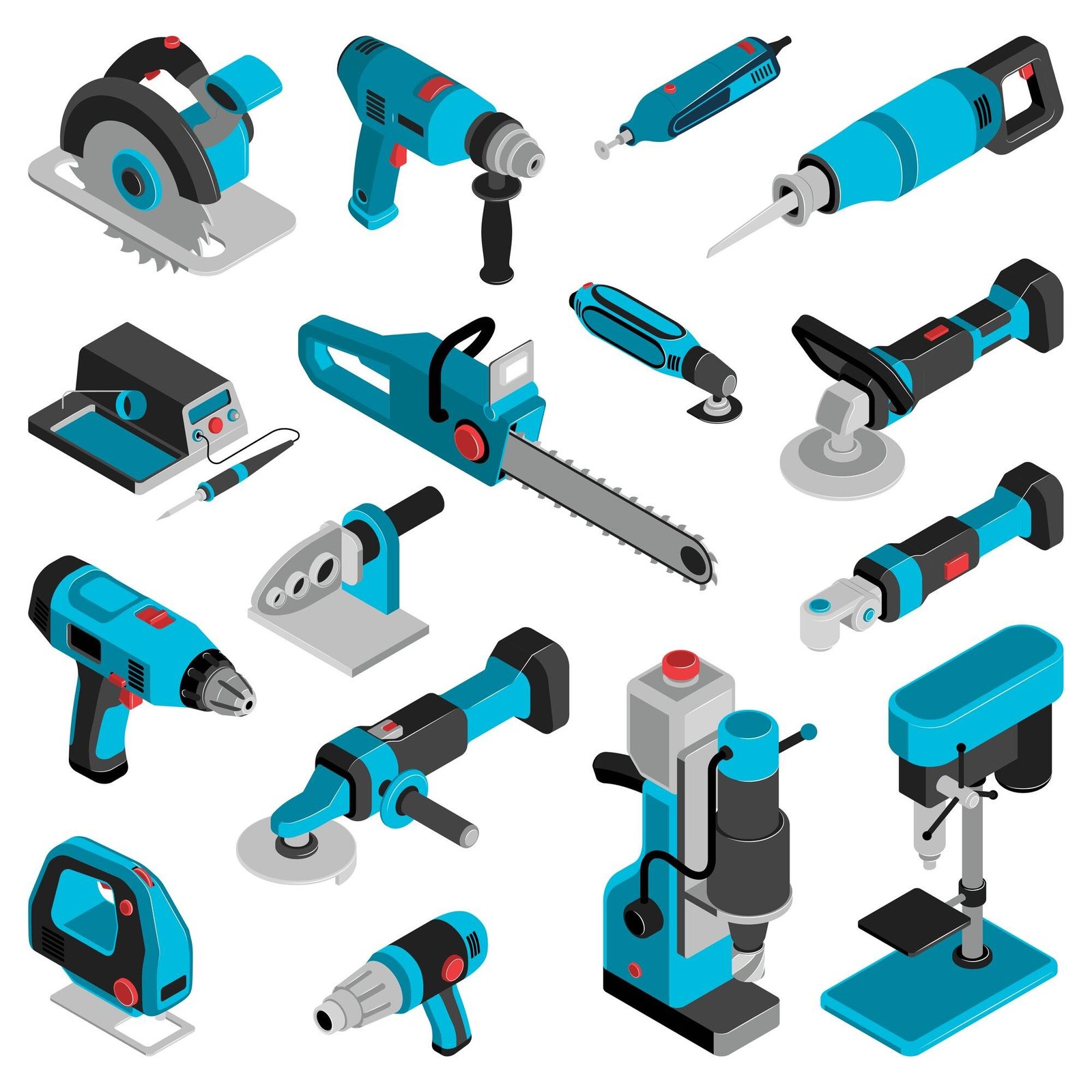 Pneumatic tools and spares